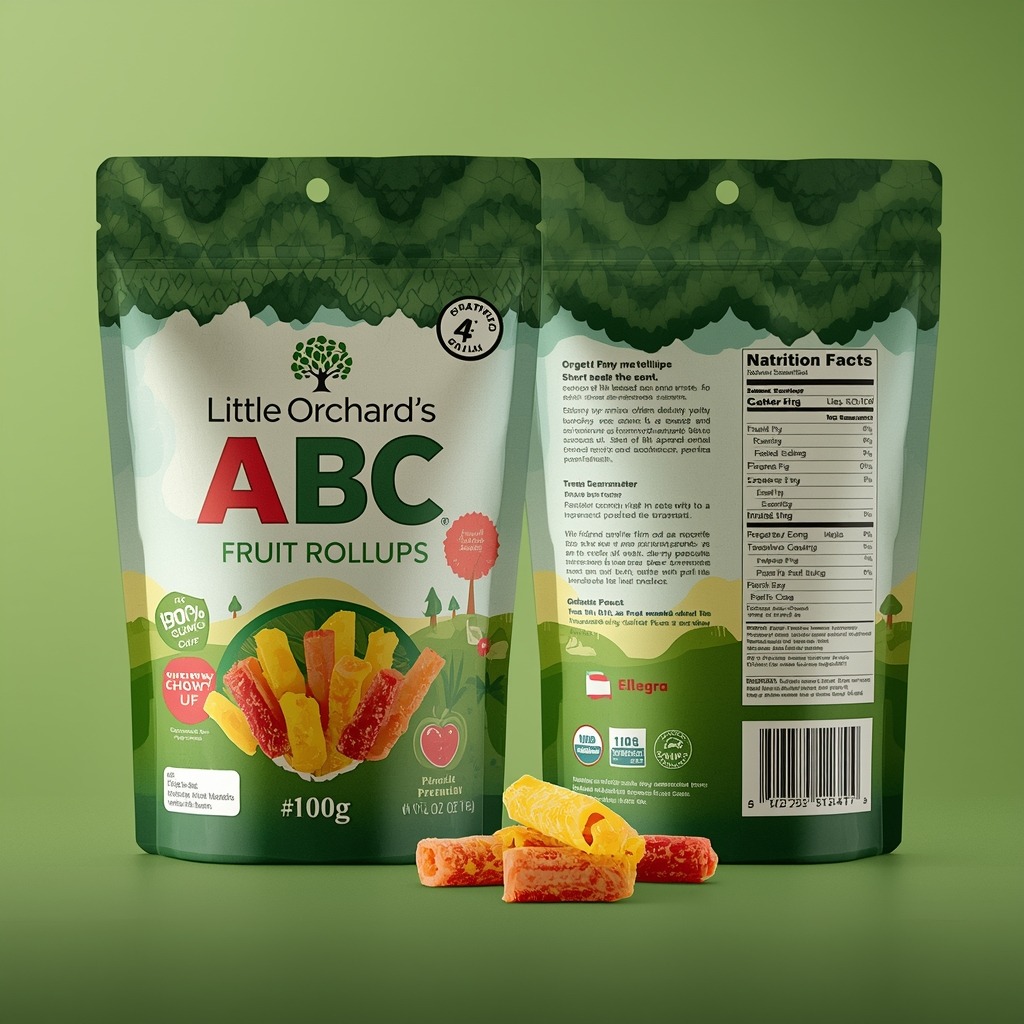 Little Orchard ABC Fruit Rollups pack